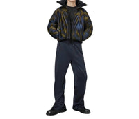 Rains Unisex Kevo Short Puffer Jacket in blue green - men's jacket