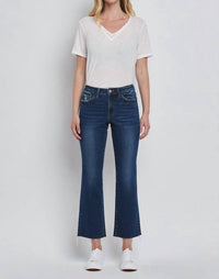 Vervet By Flying Monkey - Quinn High Rise Mini Bootcut Jeans