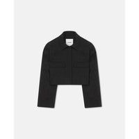 Nanushka - Coreen Cropped Poplin Shirt