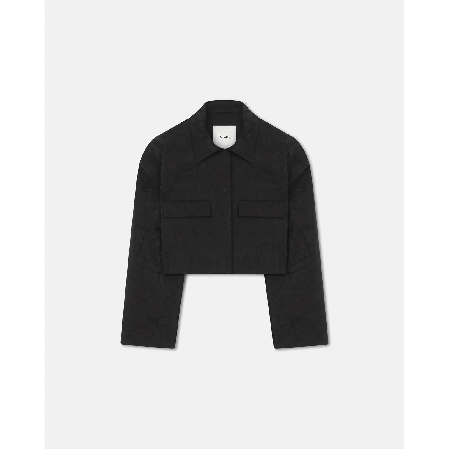 Nanushka - Coreen Cropped Poplin Shirt