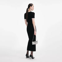Self-Portrait - Chenille Knit Midi Dress