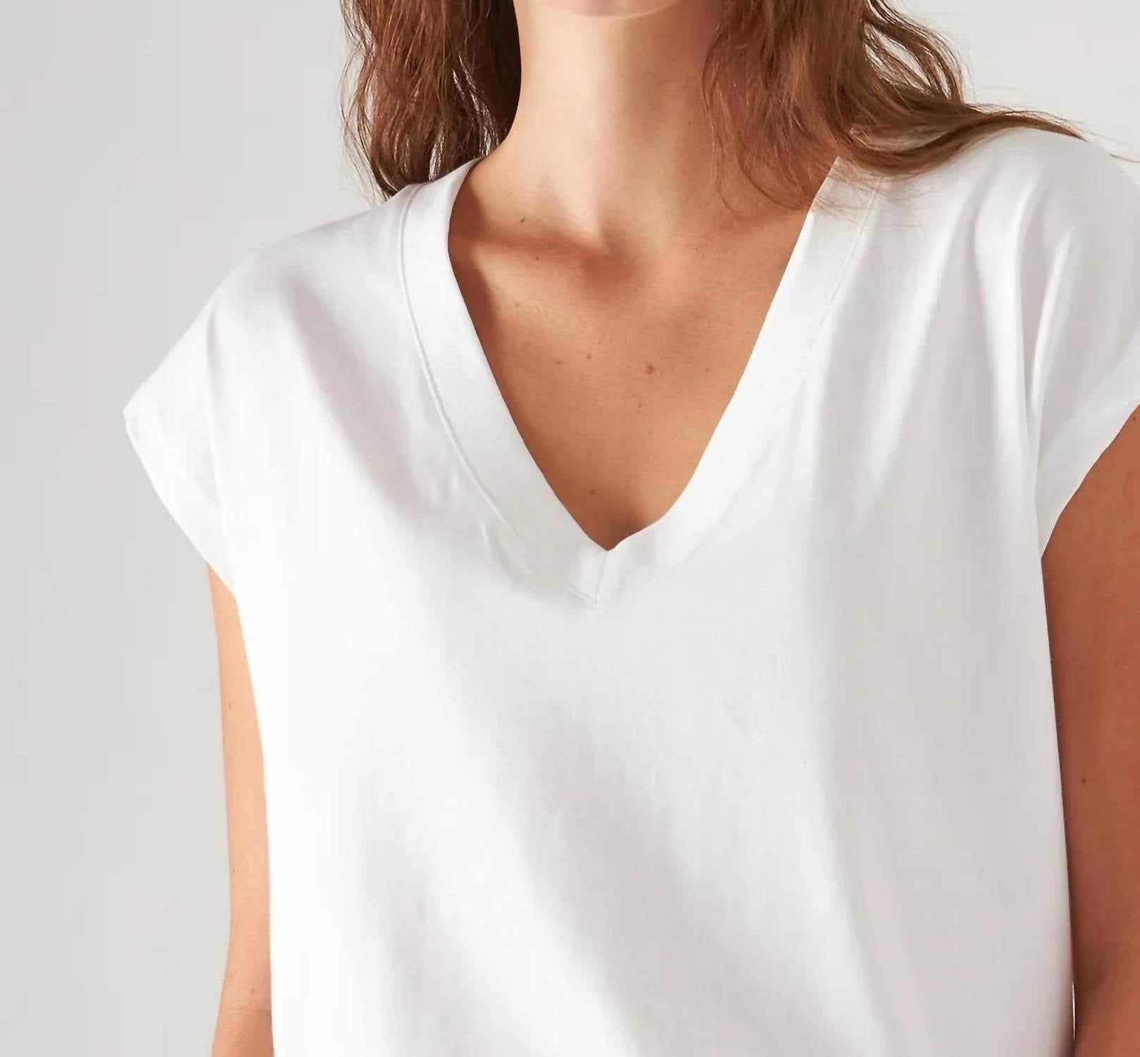 Patrick Assaraf - Iconic V Neck Dolman Tee