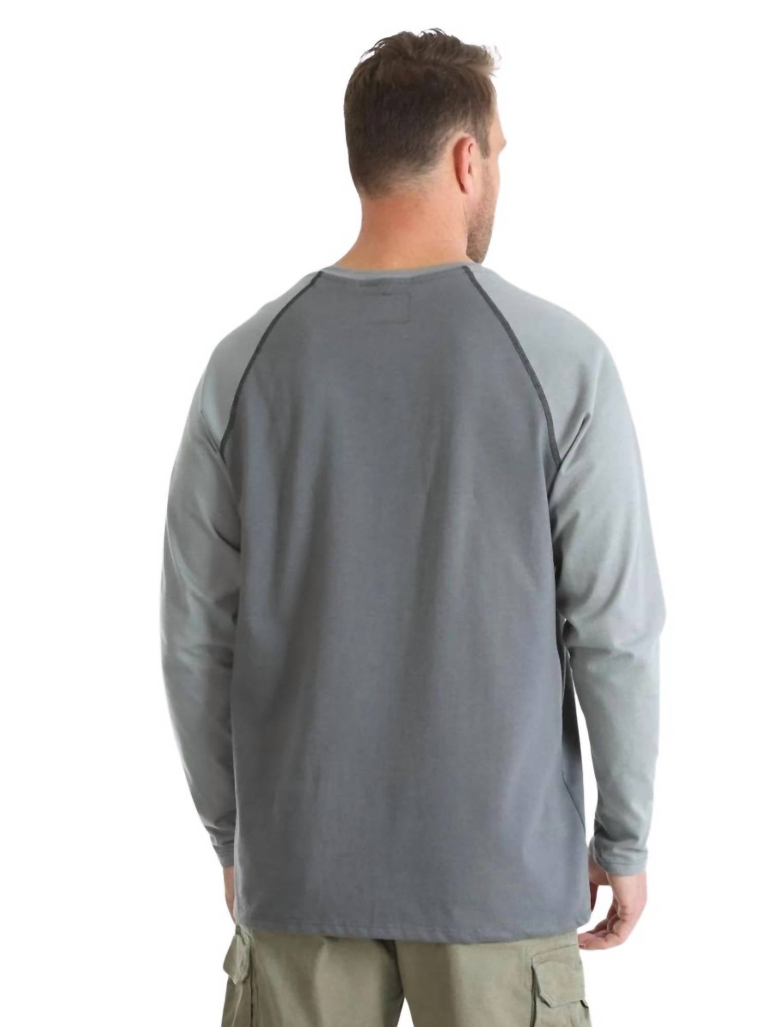 Wrangler - Men's Flame Resistant Baseball Henley Shirt