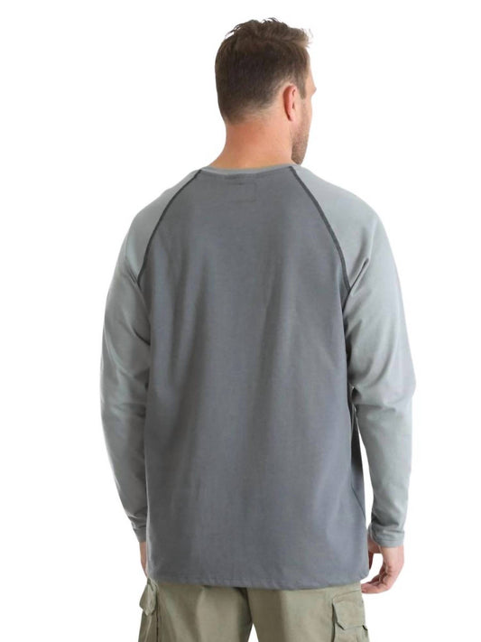 Wrangler - Men's Flame Resistant Baseball Henley Shirt