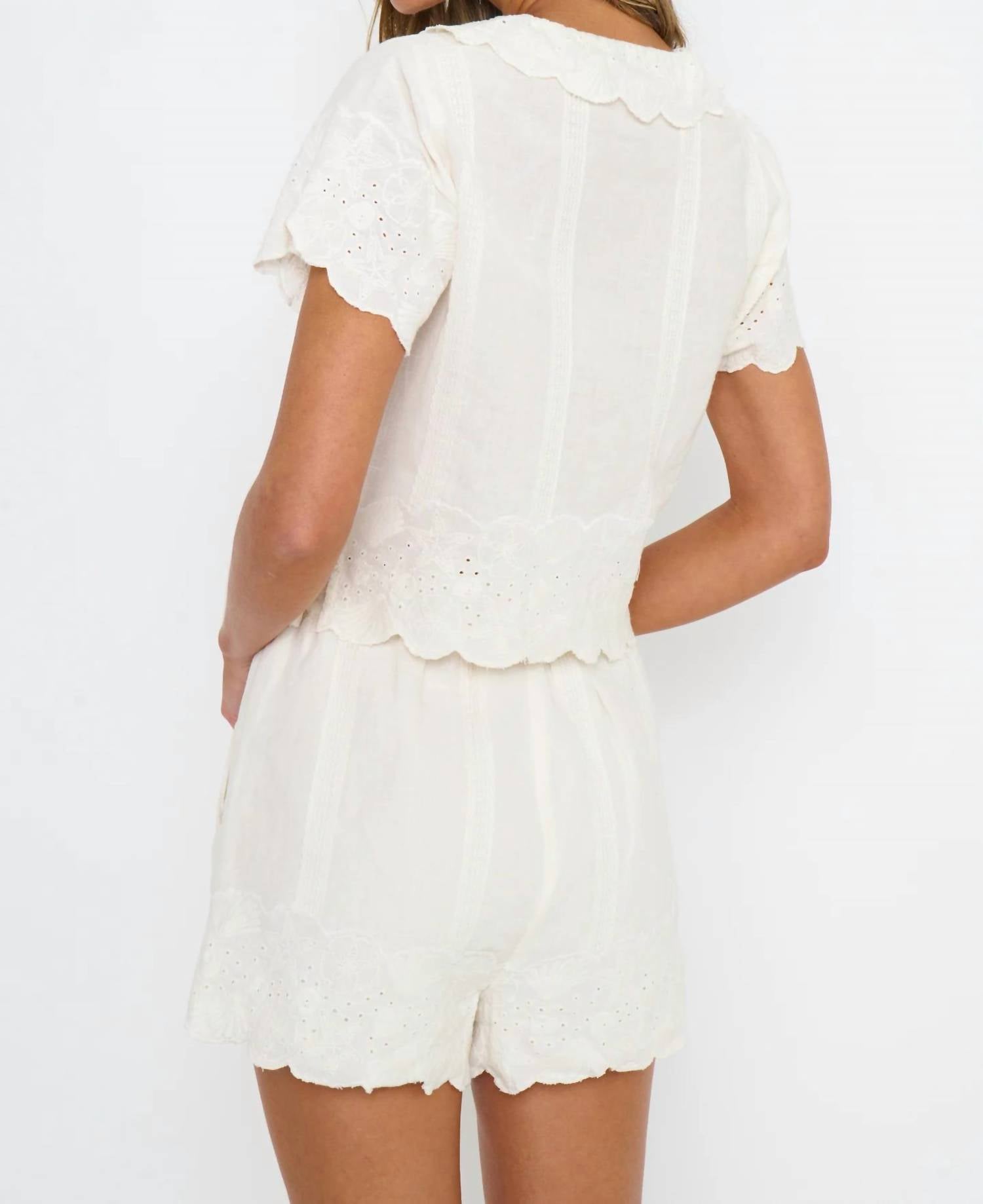Show Me Your Mumu - Lyla Eyelet Top