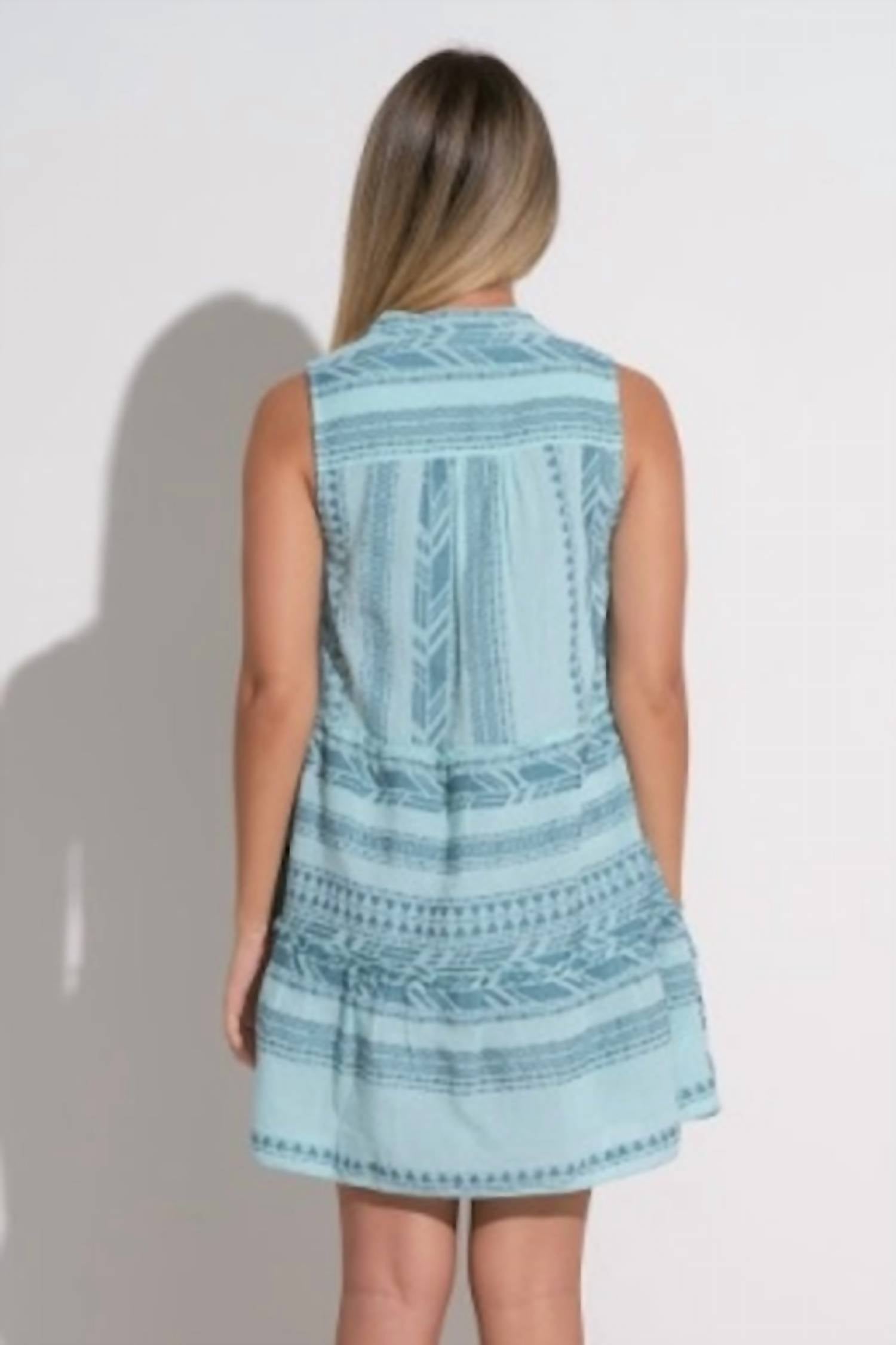 Elan - A-line Sleeveless Mini Dress
