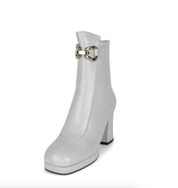 Jeffrey Campbell Women's Makena Boots in grey crinkle - women's shoe