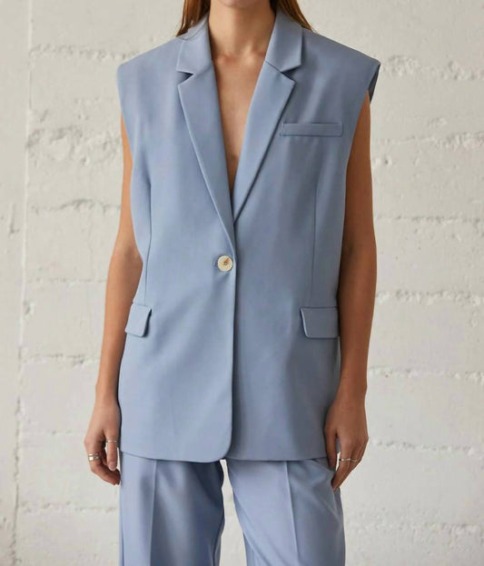 Crescent - Sasha Sleeveless Blazer Vest