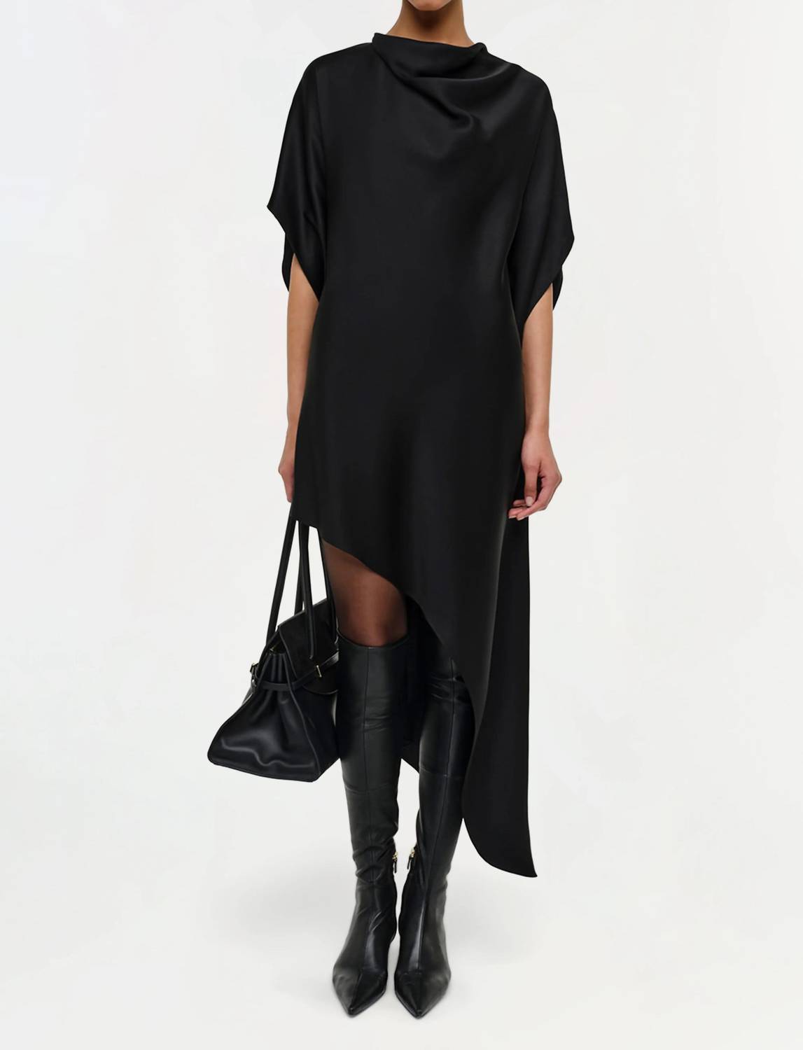 Simkhai - Sadia Satin Mini Cape Dress