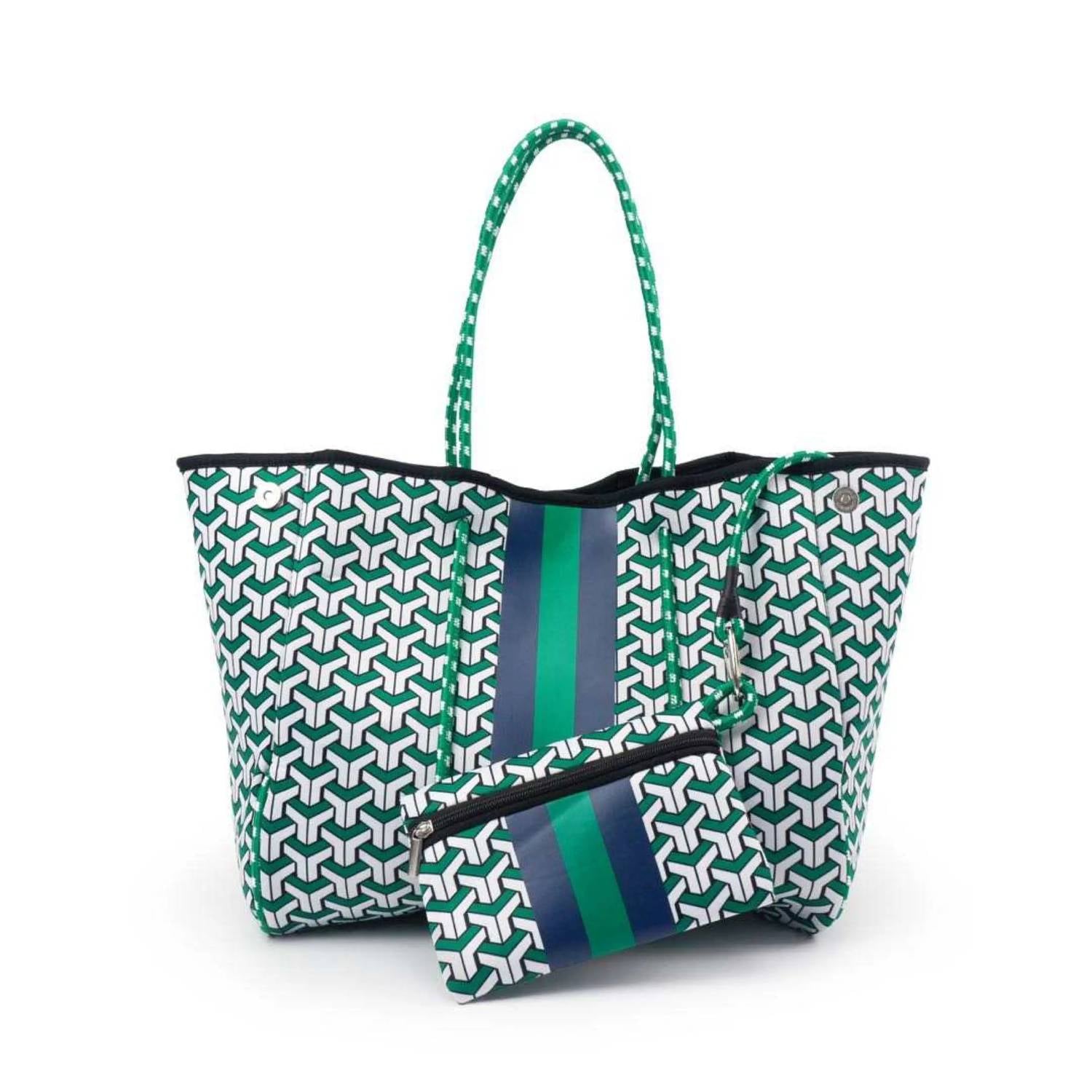 Skysheen - Women's Maze Neoprene Tote Bag