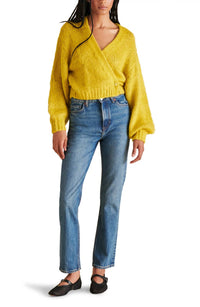 STEVE MADDEN Kyan Cardigan in lime green - women's cardigan - view 4