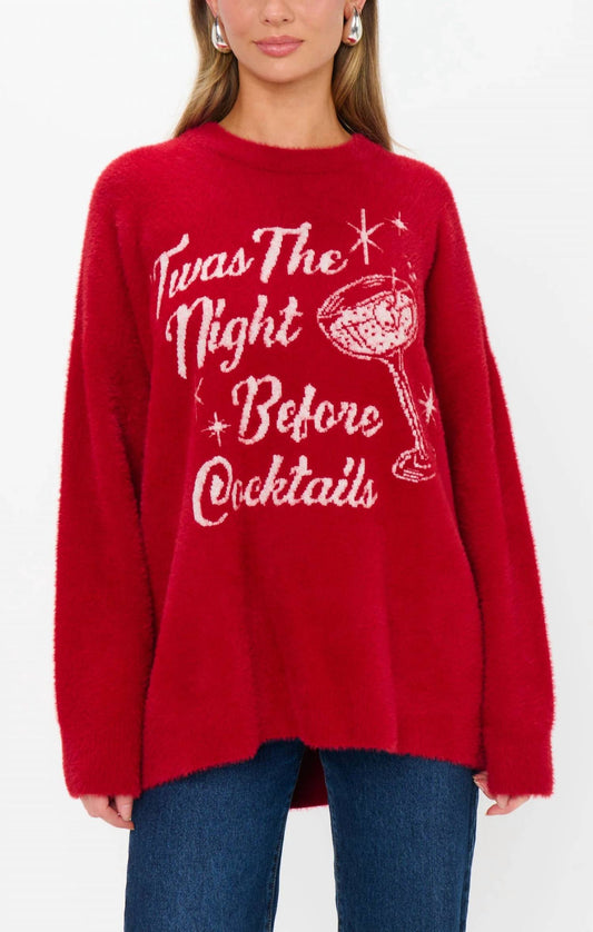 Show Me Your Mumu - Twas The Night Knit Classic Crewneck Sweater