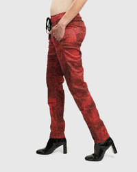 ALEMBIKA Women's Iconic Stretch Jeans in red - women's jeans - view 7