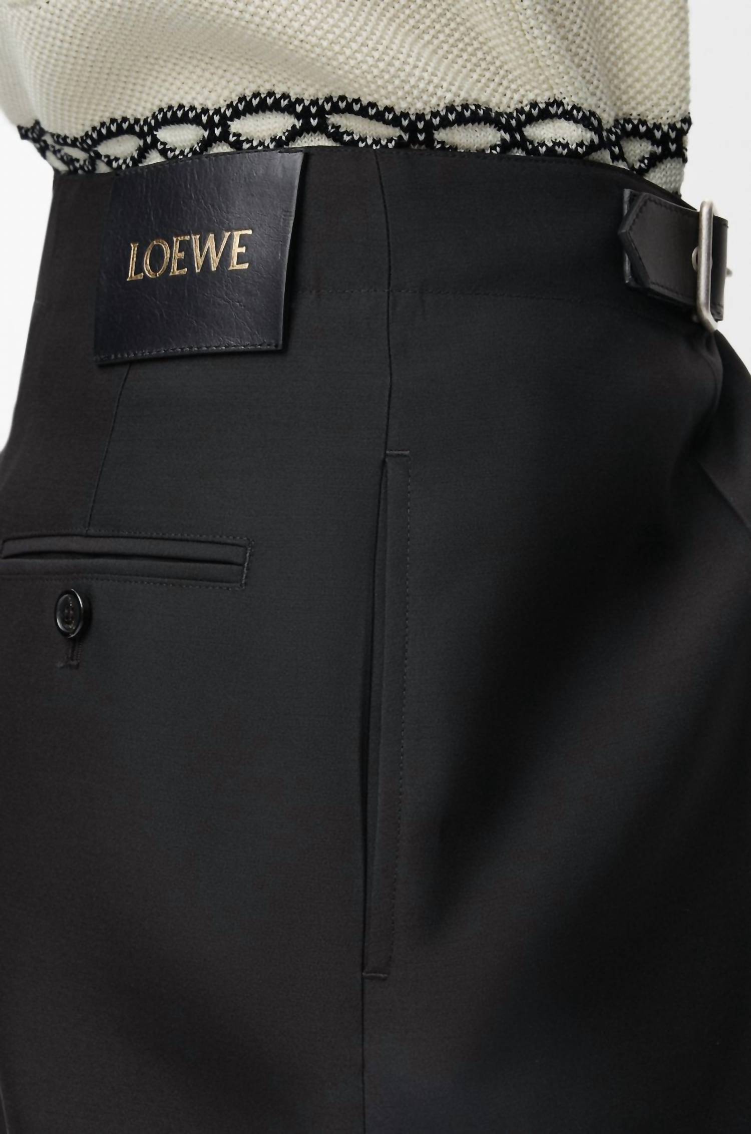 Loewe - Belted Wide Leg Trouser