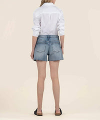 Kut From The Kloth - Taylor Raw Hem High Rise Shorts