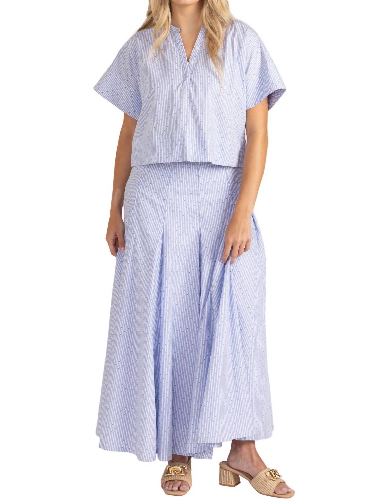 Thomas & Lourdes - Diamond Stripe Hailey Skirt