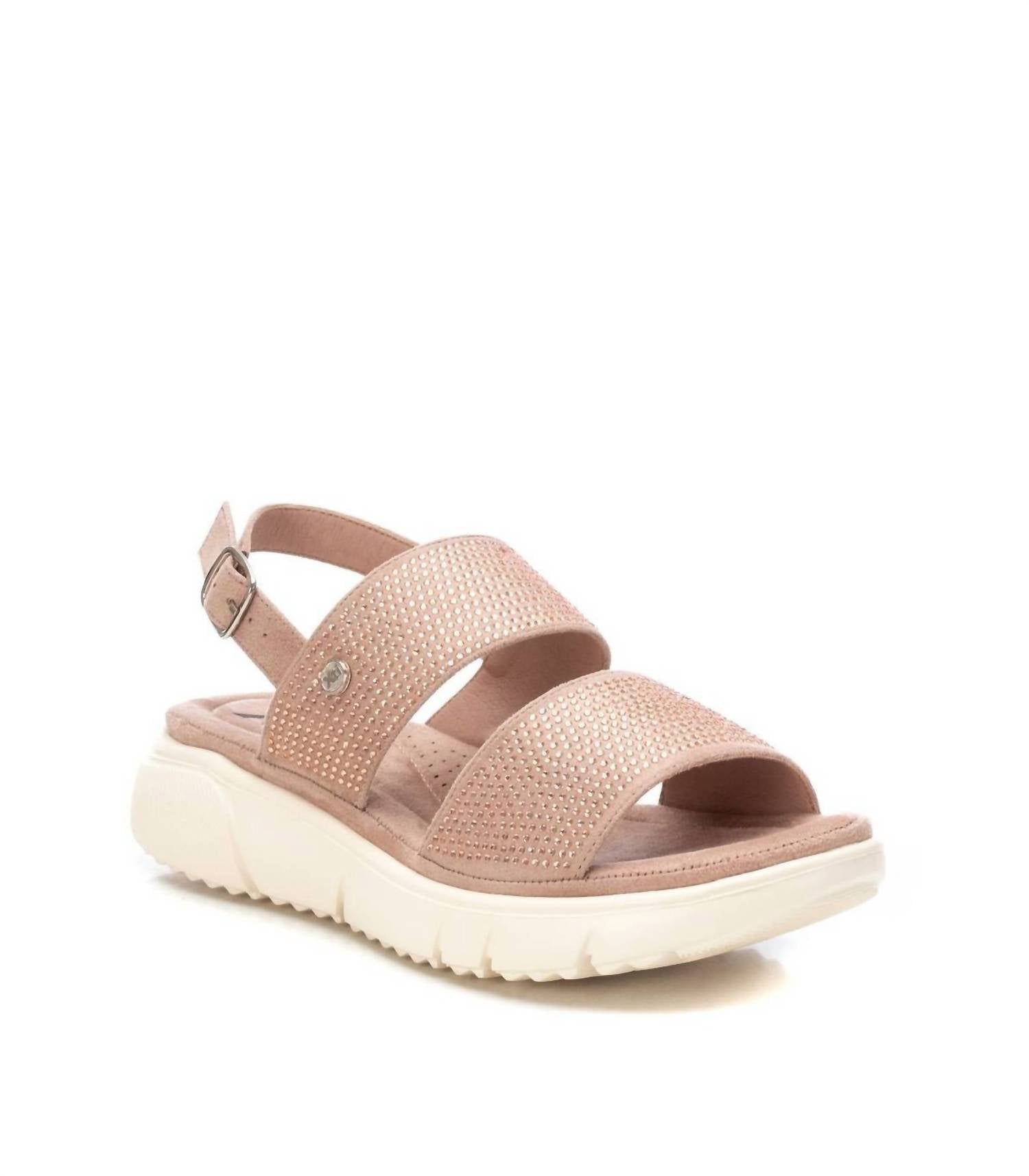 Xti - WOMEN'S FLAT SUEDE SANDALS