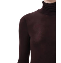 AGOLDE Pascale Turtleneck Top in root - women's sweater - view 4