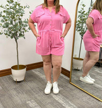 She + Sky - Monique Linen Romper