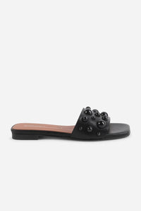 Intentionally Blank - Women's Cocktail Leather Slide Sandal