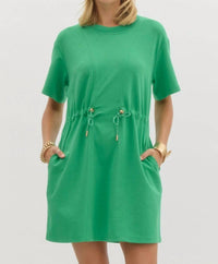 Entro - Drawstring Waist Dress