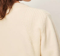 Sessun Women's Baysilte Knit Sweater in cream - women's sweater - alternate view