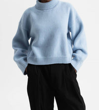 &Daughter - Caragh Chunky Crop High Neck Sweater