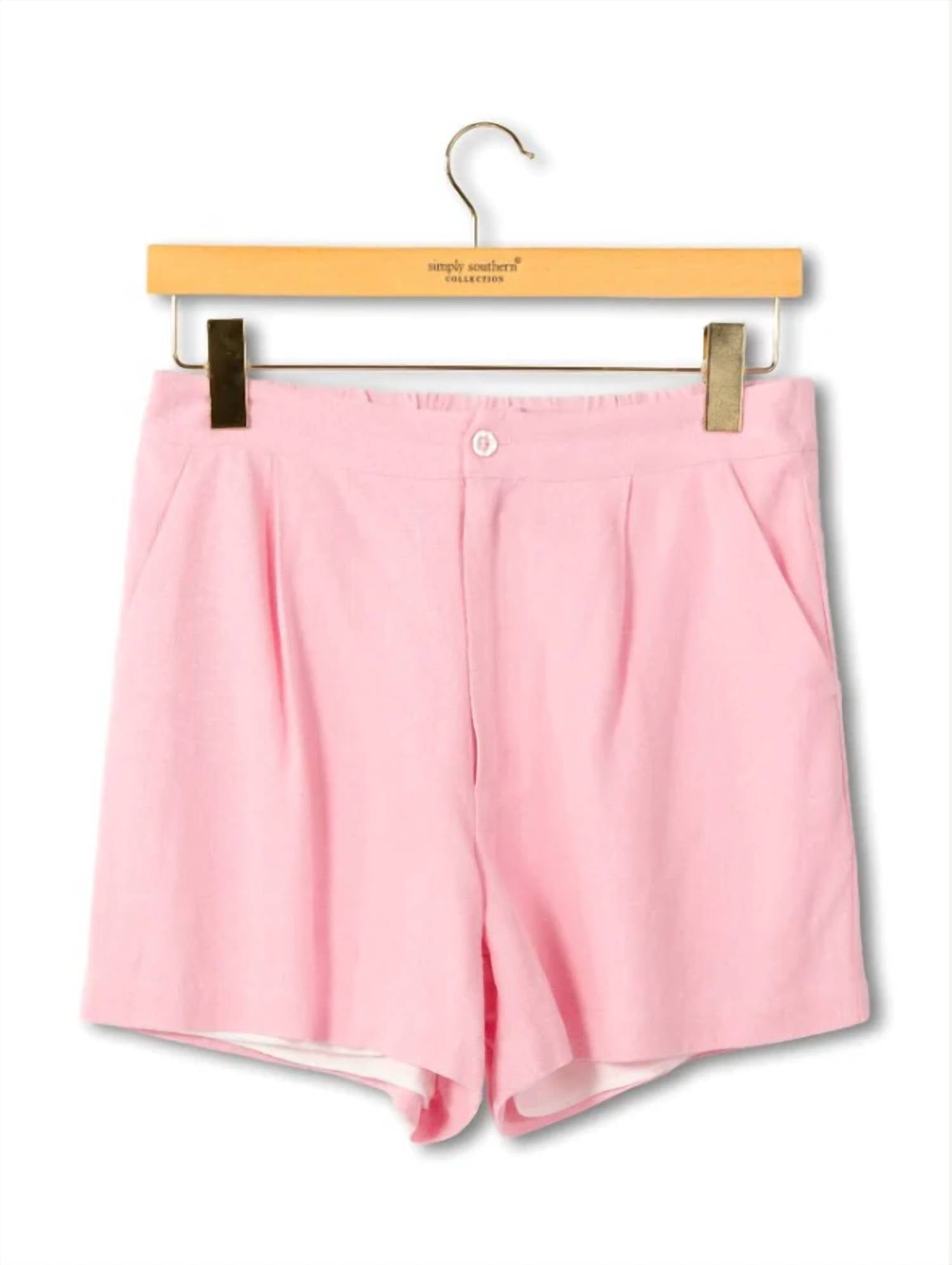 Simply Southern - High Rise Pleated Shorts