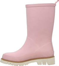 Corkys Footwear Women's Make A Splash Rainboot in pink - women's shoe - detail view
