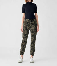 DL1961 - Women's Gwen Jogger in marsh - women's pants - alternate view