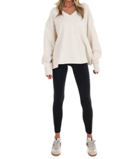 Hyfve - Urban Fade Oversized V-Neck Sweatshirt