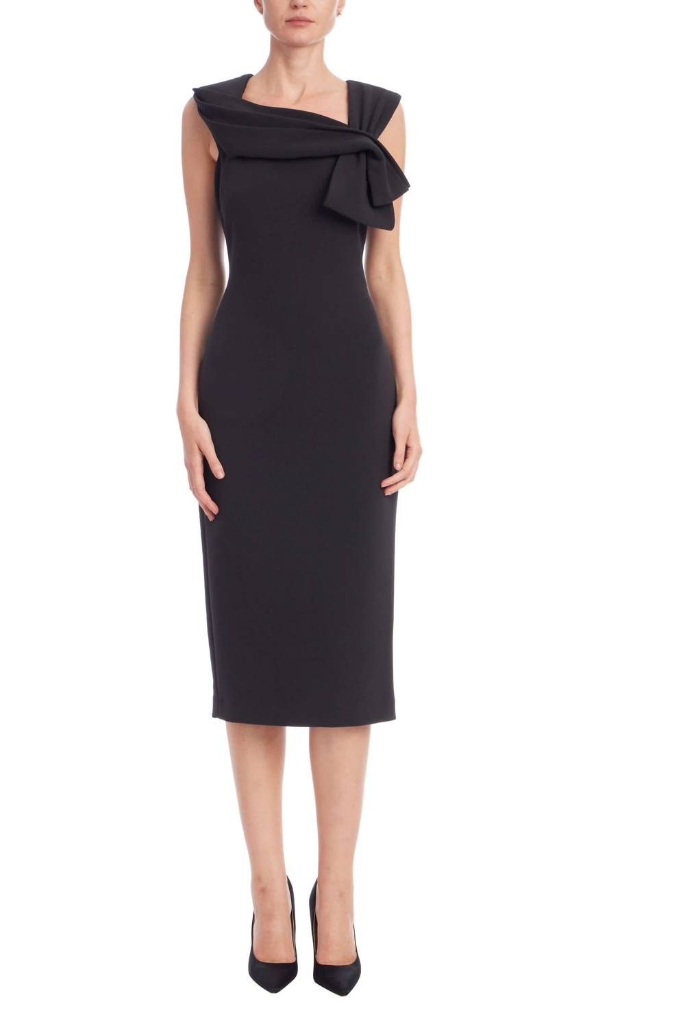 Badgley Mischka - Women's Sleeveless Midi Dress