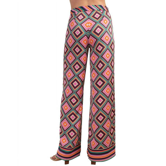 Trina Turk - Bay Geometric Wide Leg Pants