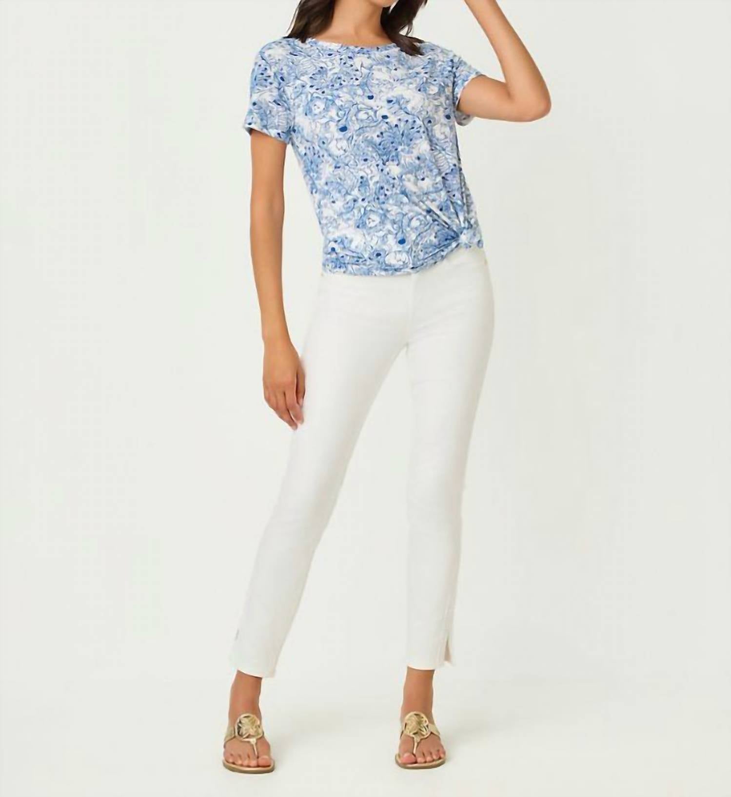 Lilly Pulitzer KEY WEST TOP in starlight navy zoology - women's t-shirt - view 5