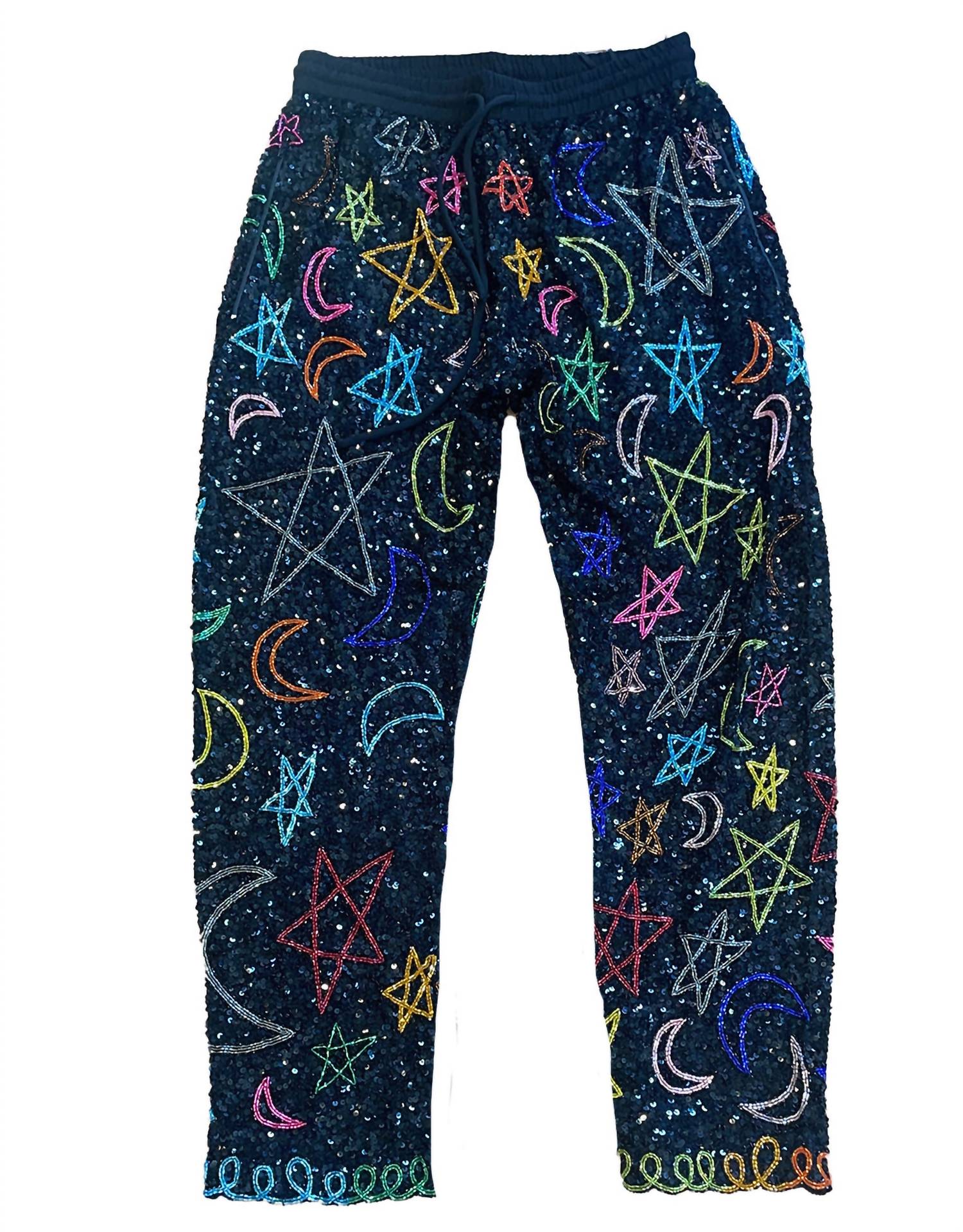 Ashish - Women's Sparkling Sequins Magic Trouser
