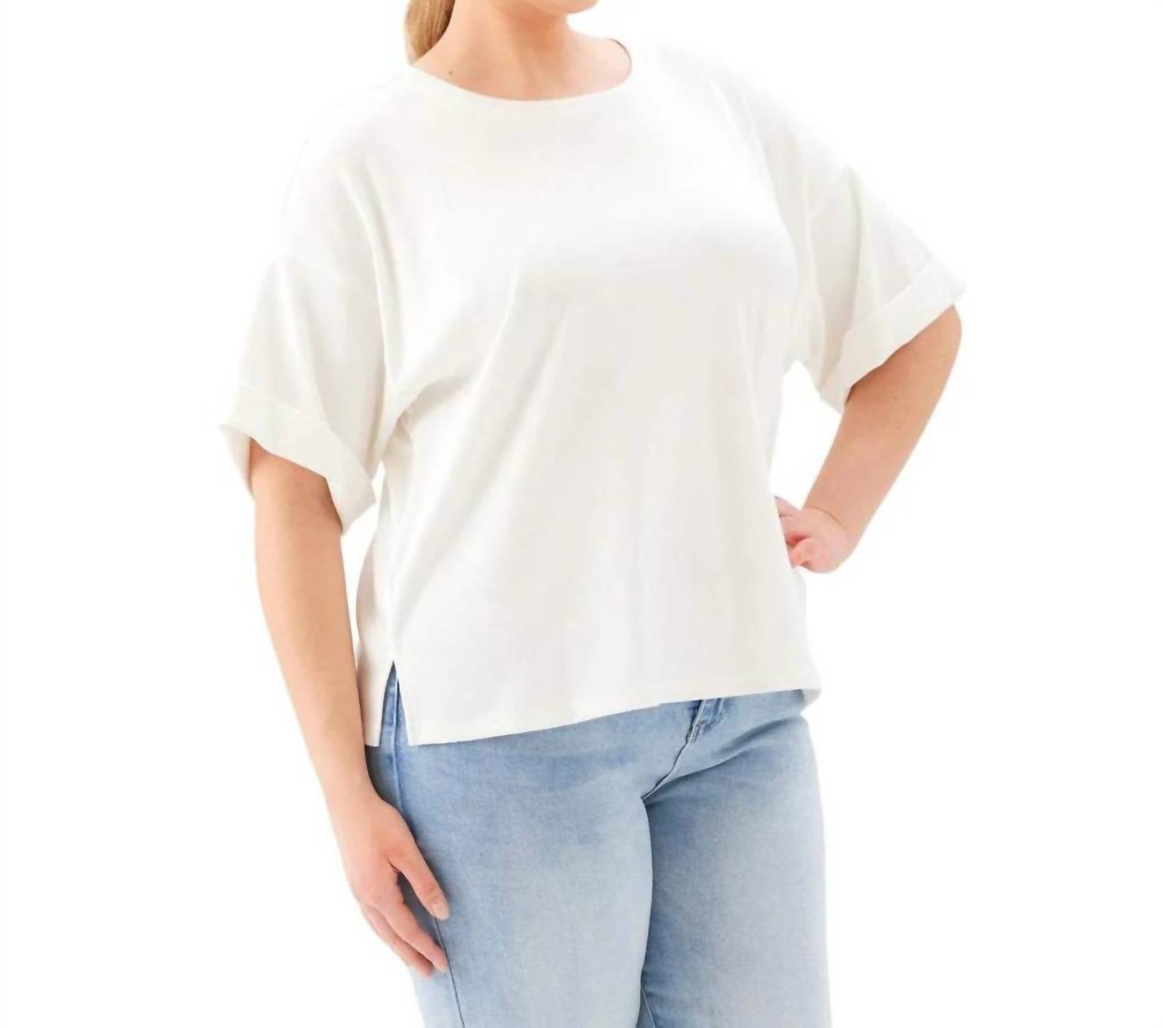 Karen Kane - Ribbed Cuffed Sleeve Top