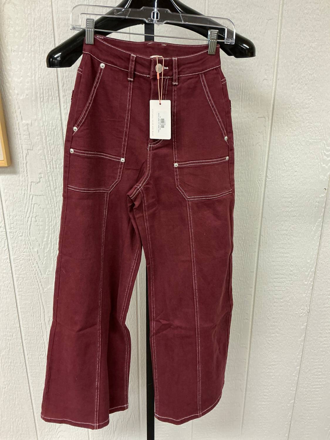 Skies Are Blue - Twill Wide Leg Pant