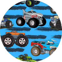 Charlies Project - Boy's Monster Truck Bamboo Blanket