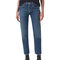 Agolde - Kye Mid Rise Straight Crop Jeans