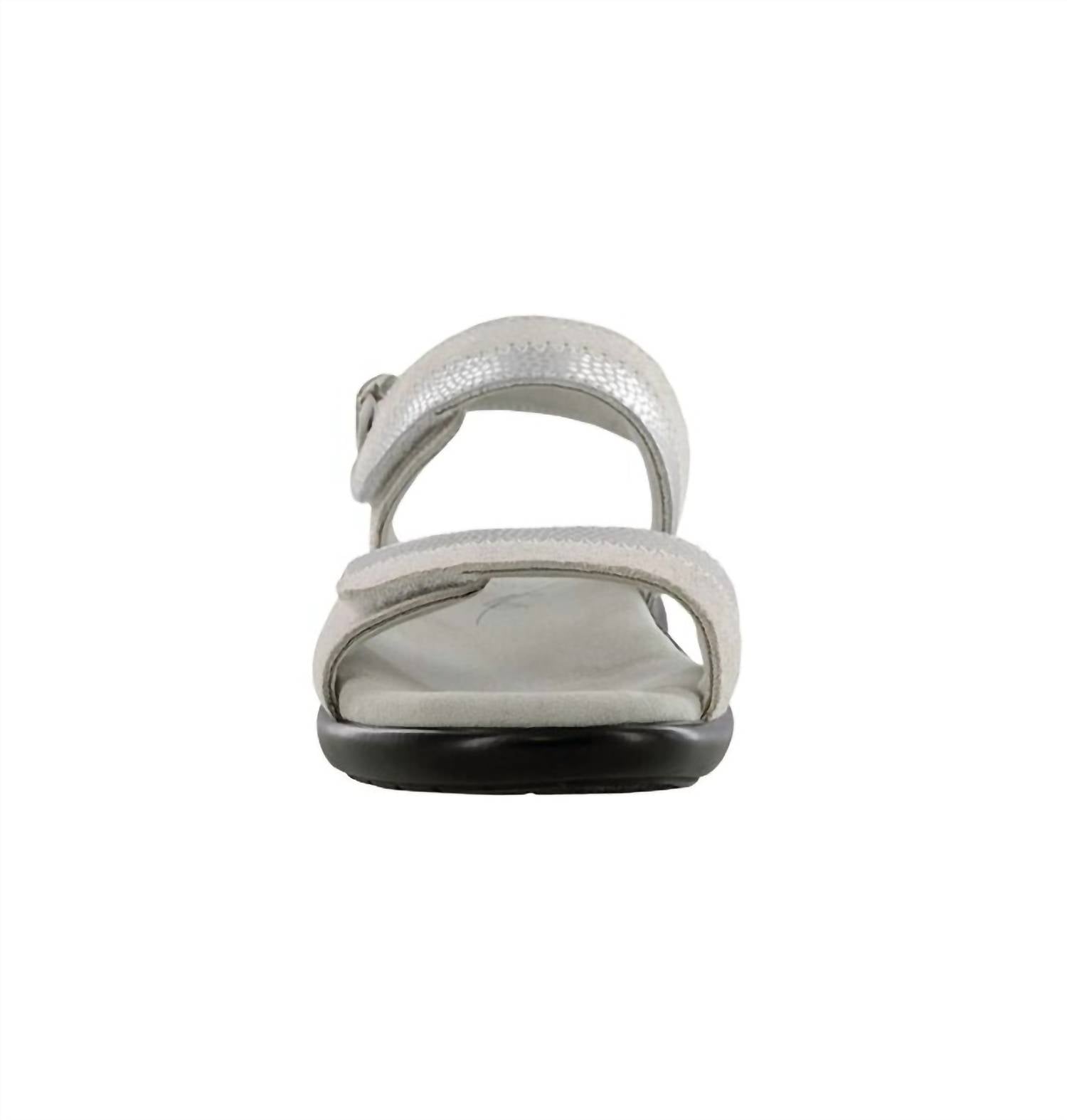 SAS Women's Nudu Heel Strap Sandal in silver mist - women's sandal - alternate view