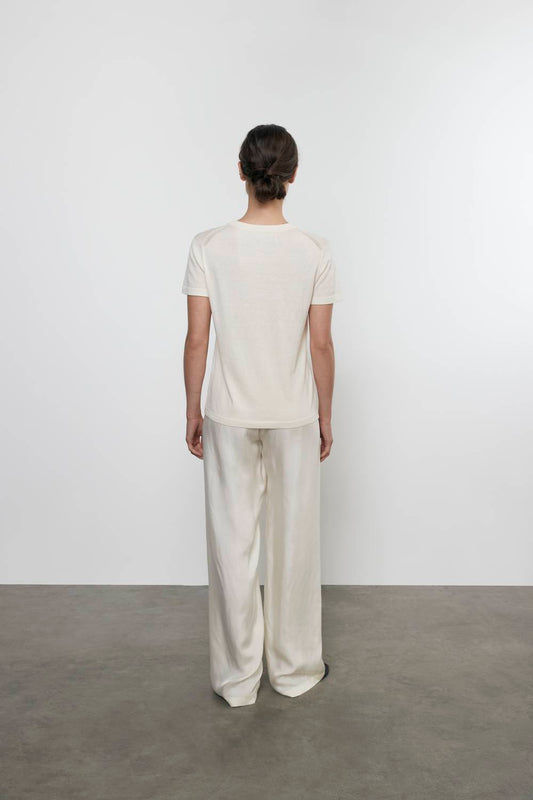 Enza Costa - SILK KNIT PERFECT TEE