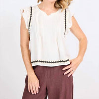 Sadie & Sage - Memory Lane Ruffle Top