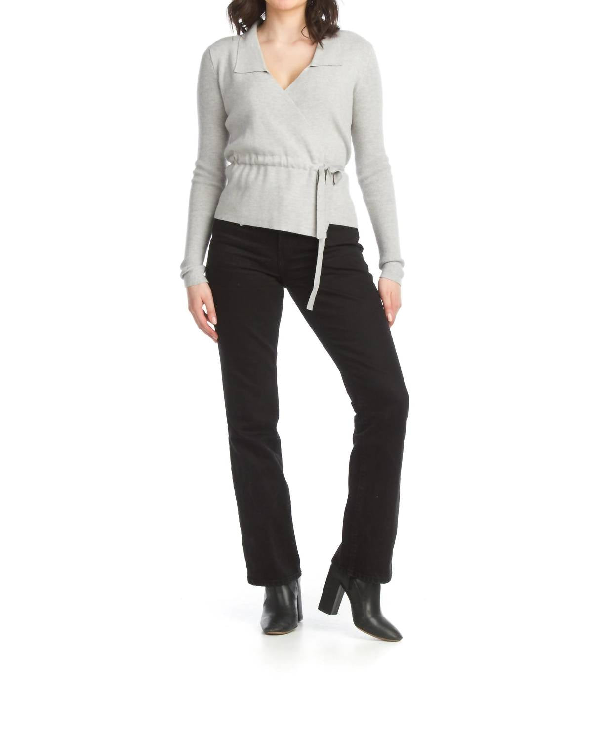 Papillon - Wrap Style Sweater Top