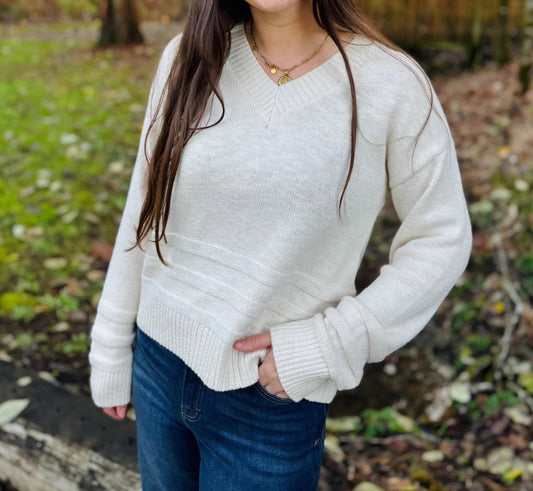 Sanctuary - Classic V-neck Sweater