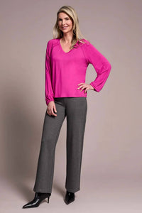 Tribal - Jersey V-neck Top