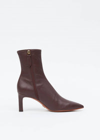 Rag & Bone Women's Mercer Leather Ankle Boots in bordeaux - women's shoe