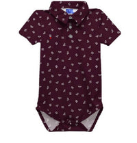 Vive La Fete - Boy's Texas A&m Aggies Logo Short Sleeve Performance Bodysuit