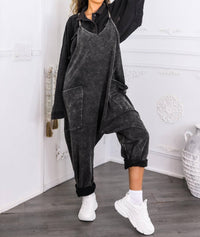 Surelymine - Relaxed Fit Pocket Overalls