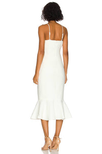 Likely - Hirsch Midi Flute Dress