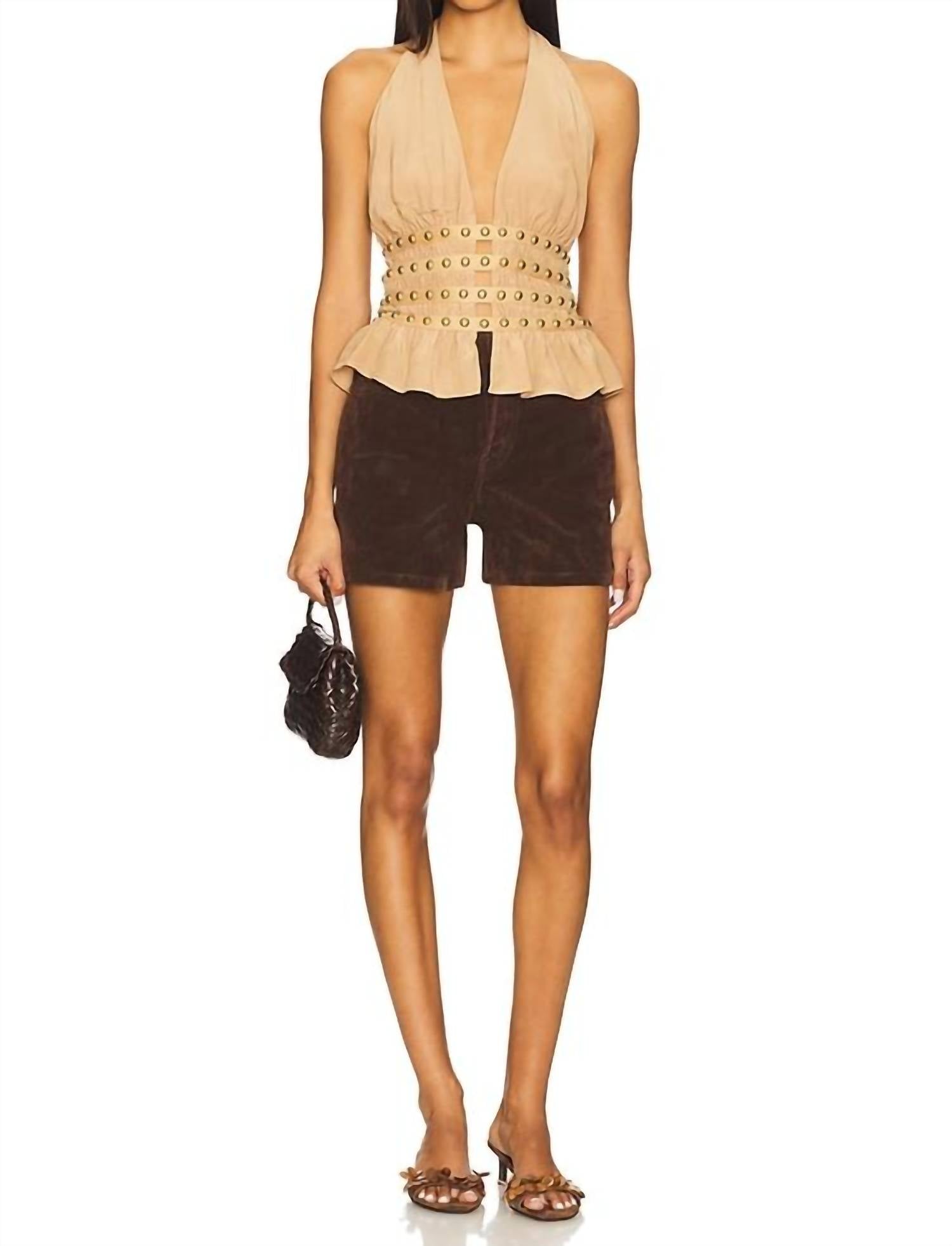Free People - Tippi Vegan Suede Short